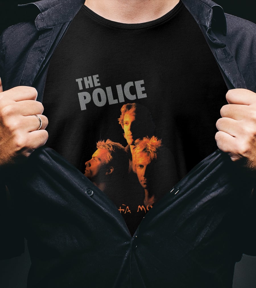 The Police Zenyatta Mondatta 1980 Album Cover Art T-Shirt