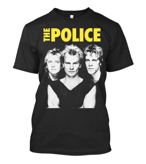The Police Band Black And White T-Shirt