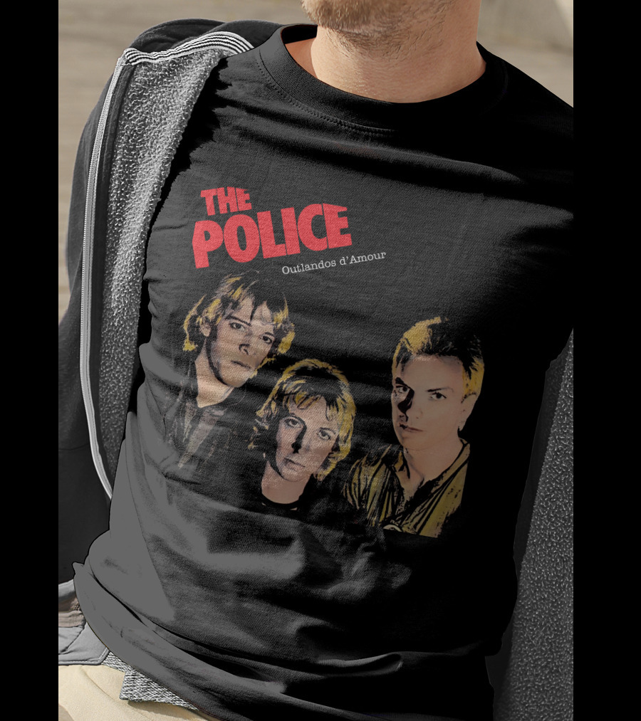 The Police Outlandos D'amour Album Cover Artwork T-Shirt