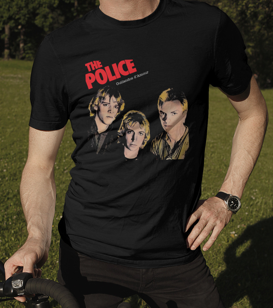 The Police Outlandos D'amour Album Cover Artwork T-Shirt
