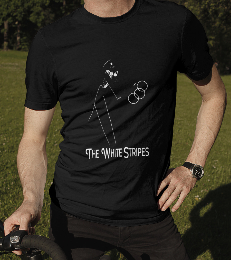 The White Stripes Tuxedo Juggling Rings T-Shirt