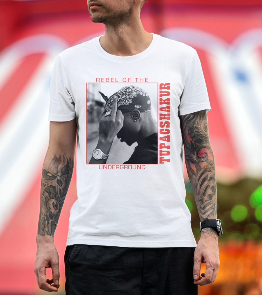 Rebel Of The Underground Tupac Shakur T-Shirt