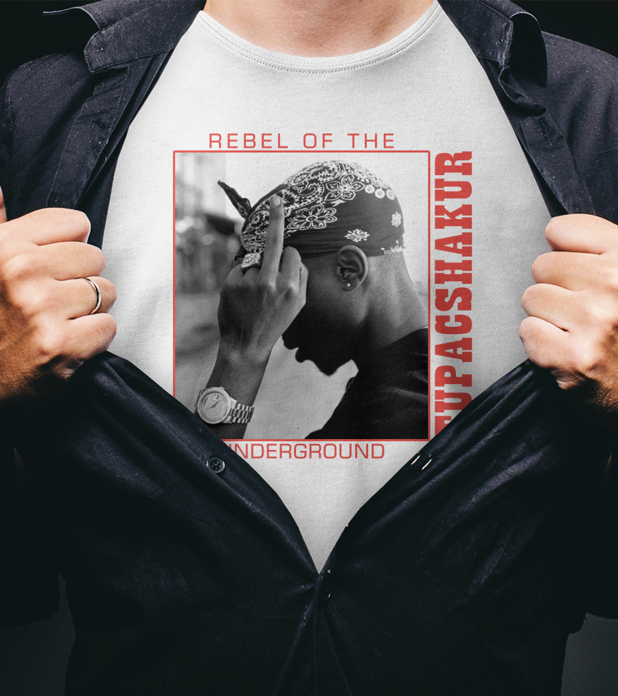Rebel Of The Underground Tupac Shakur T-Shirt