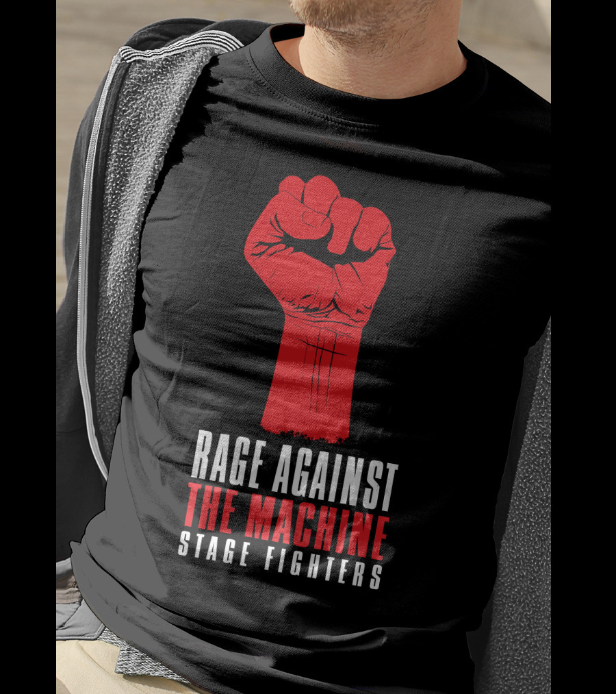 Rage Against The Machine Stage Fighters Fist T-Shirt