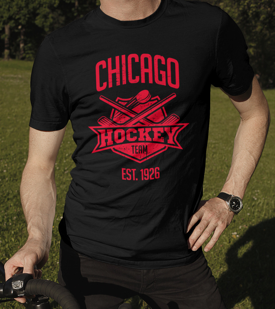 Chicago Blackhawks Hockey Team Est. 1926 T-Shirt