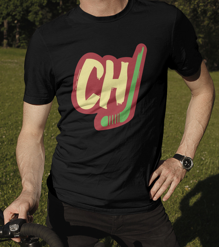 Chicago Blackhawks Hockey Ch Block Style T-Shirt