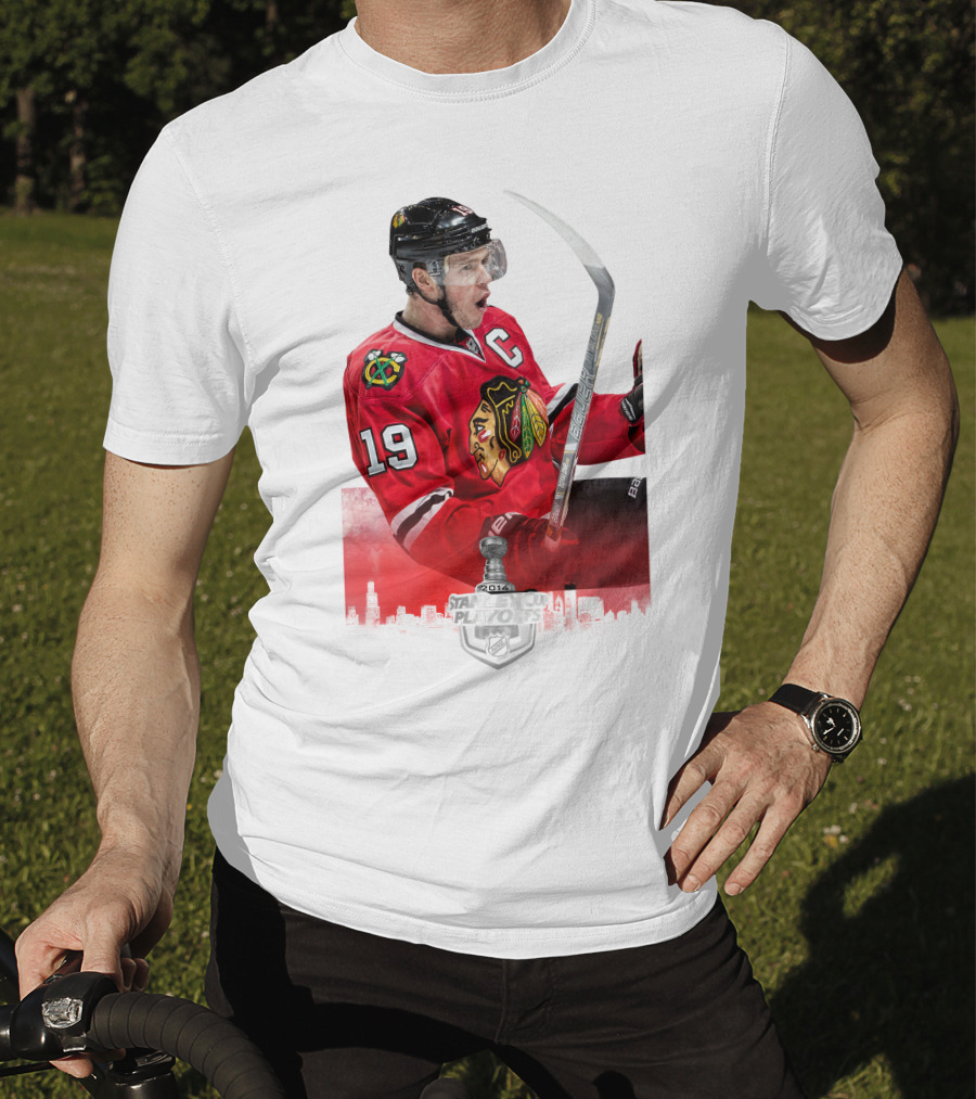 Chicago Blackhawks Nhl 2014 Stanley Cup Playoffs Captain T-Shirt