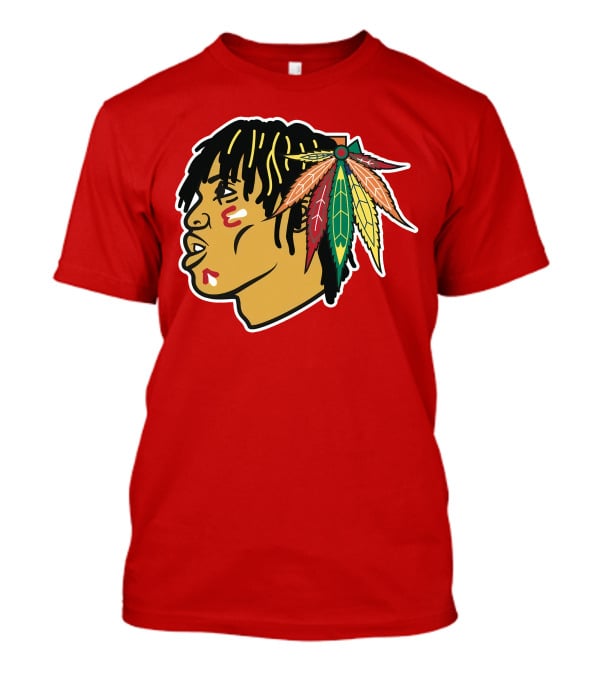 Chicago Blackhawks 21 Rap Logo Custom T-Shirt