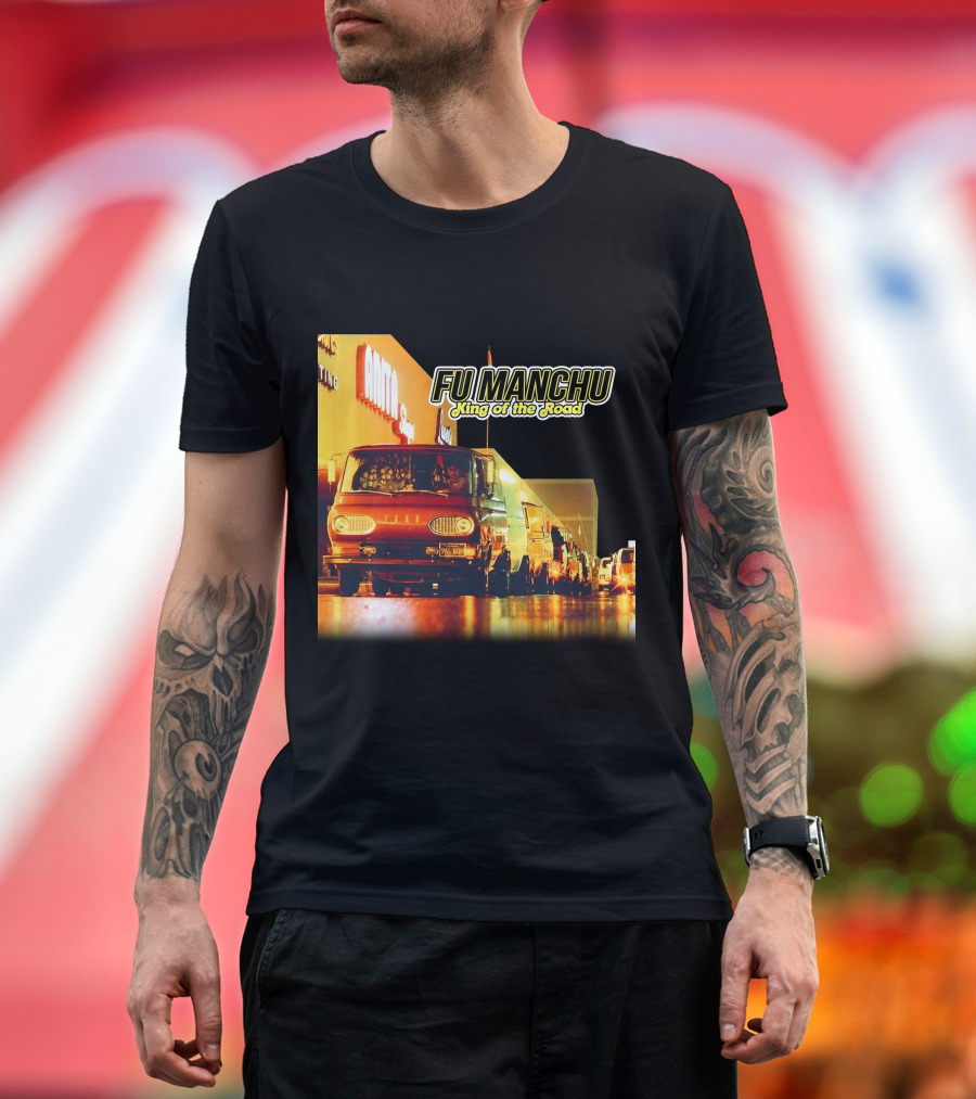 Fu Manchu King Of The Road Album Cover Van Scene T-Shirt