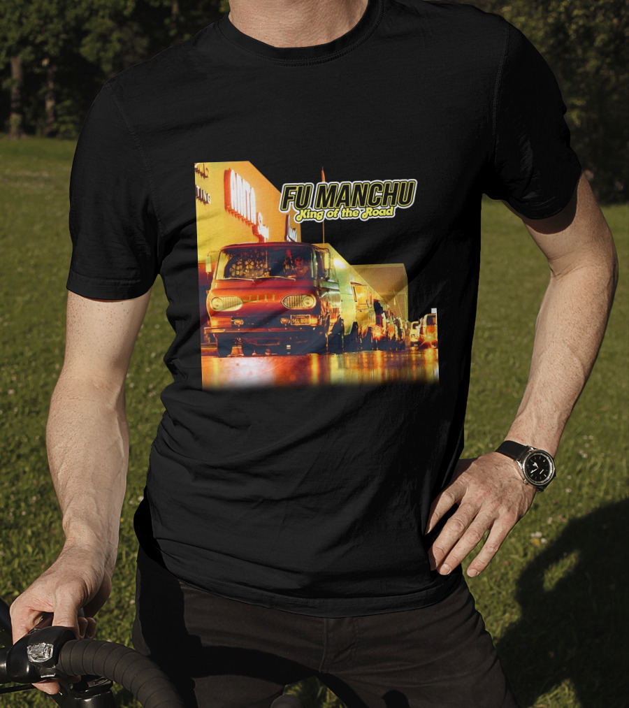 Fu Manchu King Of The Road Album Cover Van Scene T-Shirt