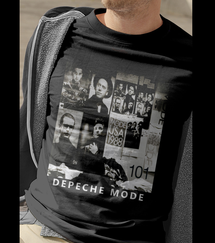 Depeche Mode USA 1988 101 Vintage Collage T-Shirt