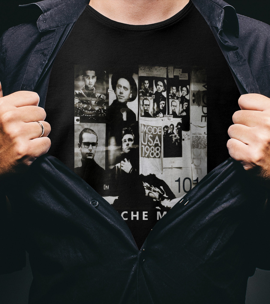 Depeche Mode USA 1988 101 Vintage Collage T-Shirt