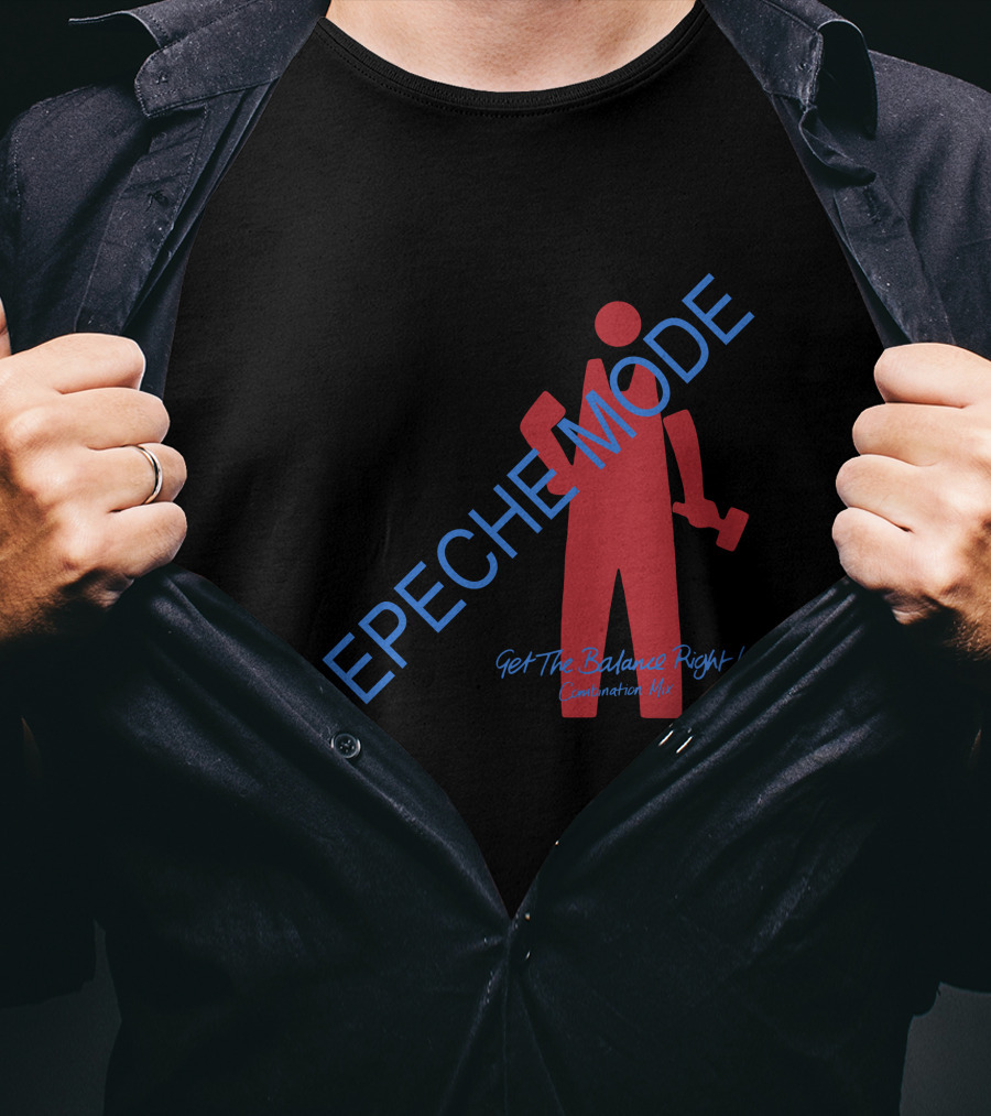 DEPECHE MODE Get The Balance Right Combination Mix Figures T-Shirt