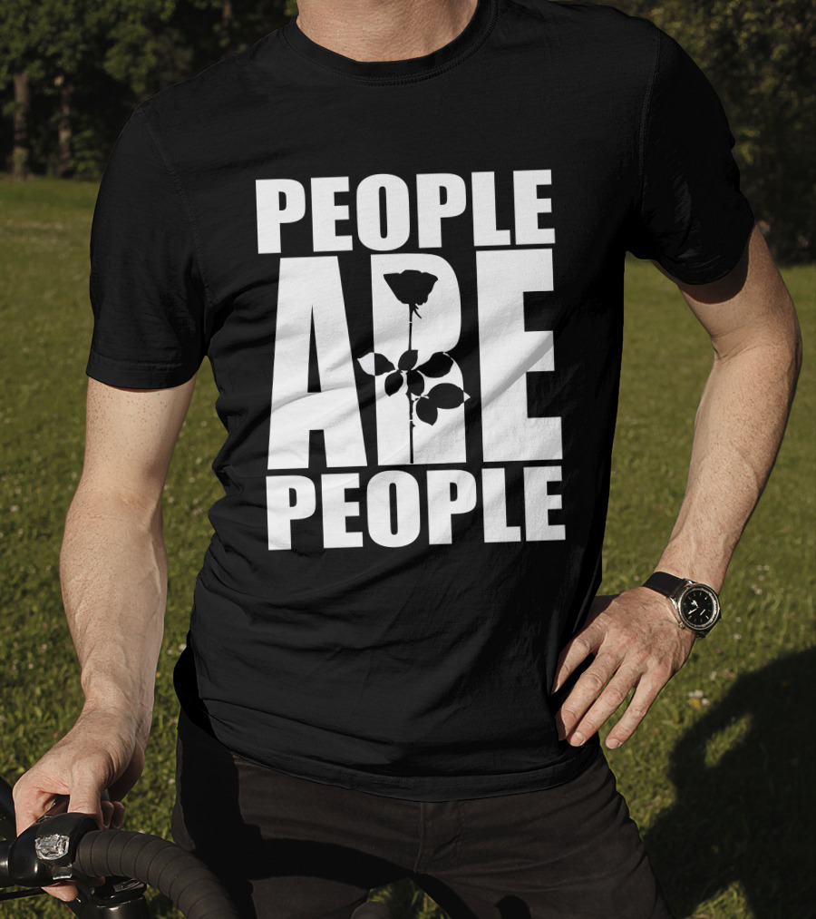 Depeche Mode People Are People Bold Rose T-Shirt