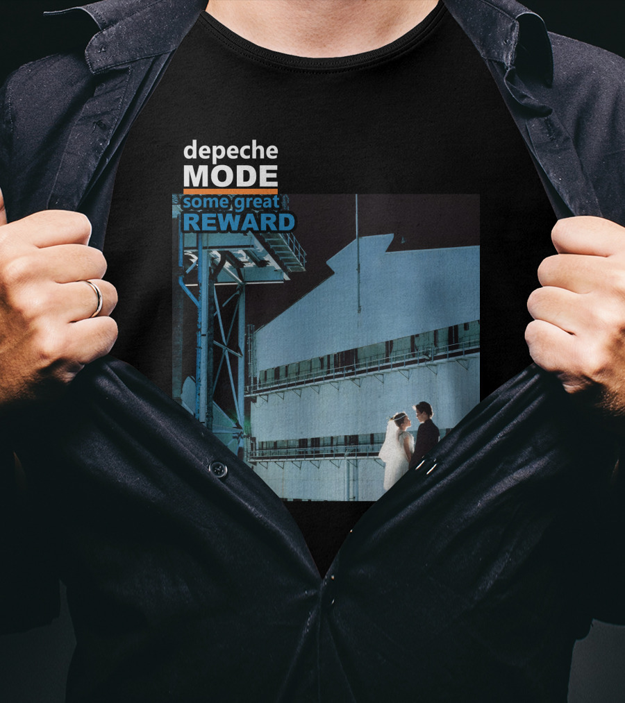 Depeche Mode Some Great Reward Album Cover Night Scene With Bride And Groom T-Shirt