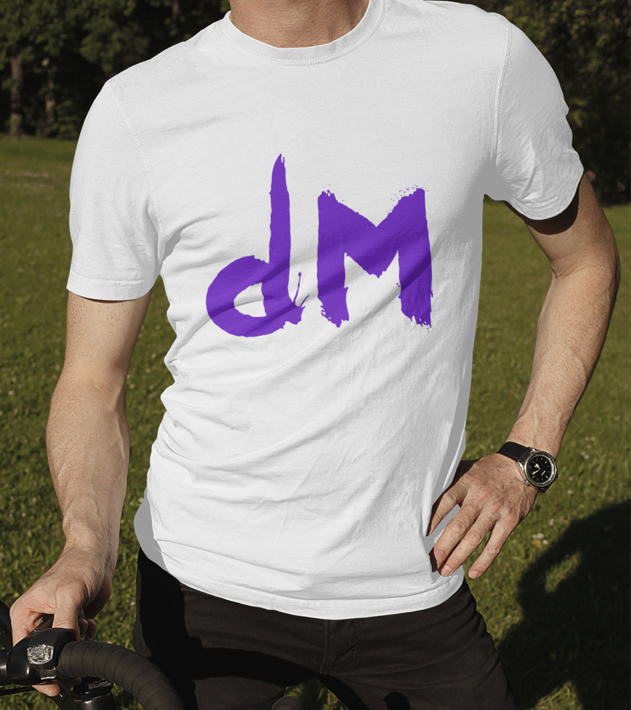 Depeche Mode Dm 5 Purple Brushstroke T-Shirt
