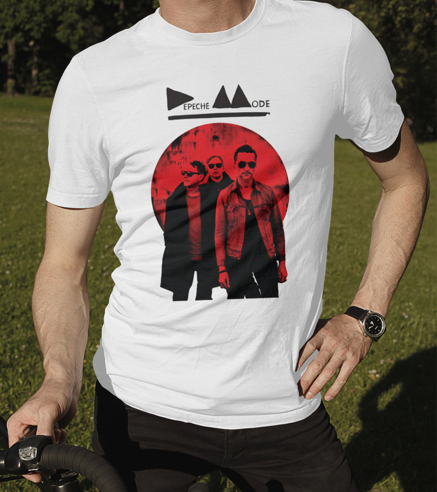 Depeche Mode Band Red Circle T-Shirt