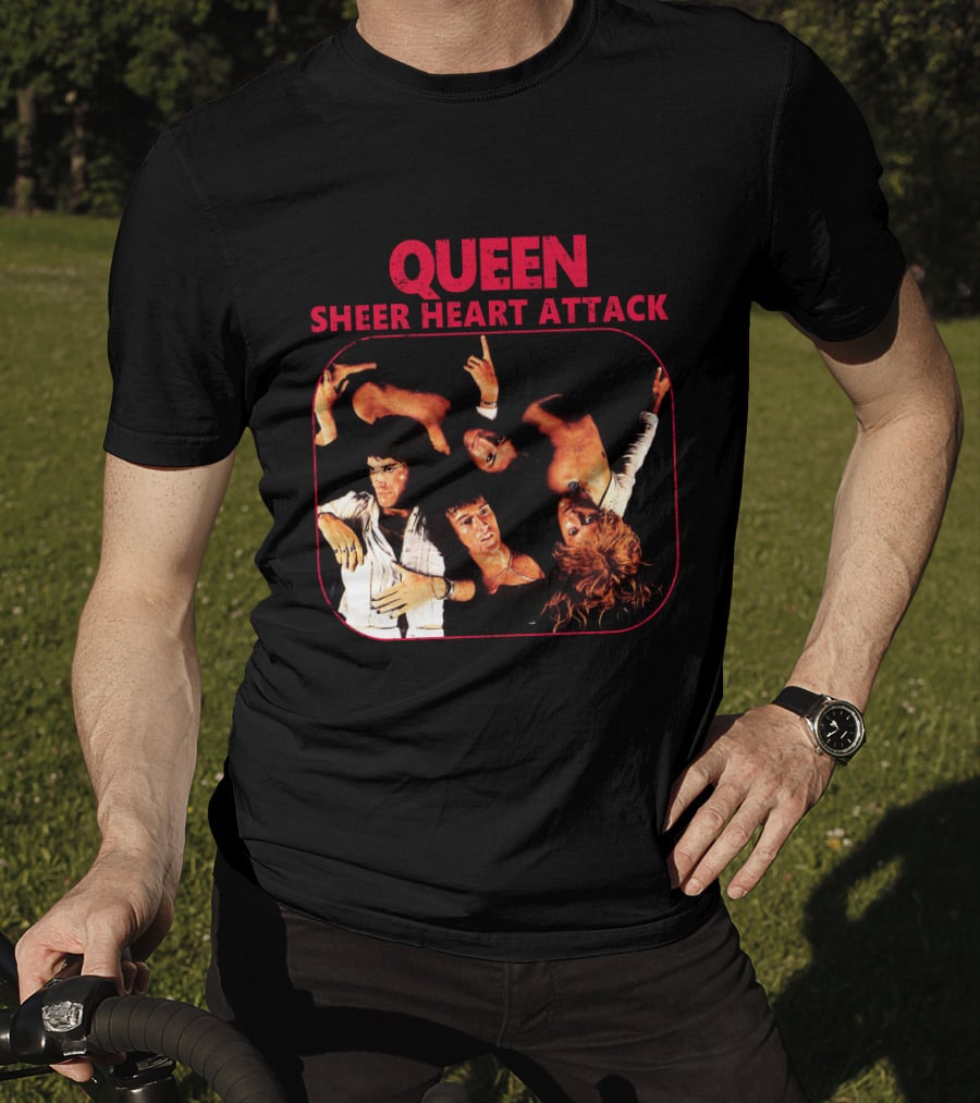 Queen Sheer Heart Attack Album Cover T-Shirt