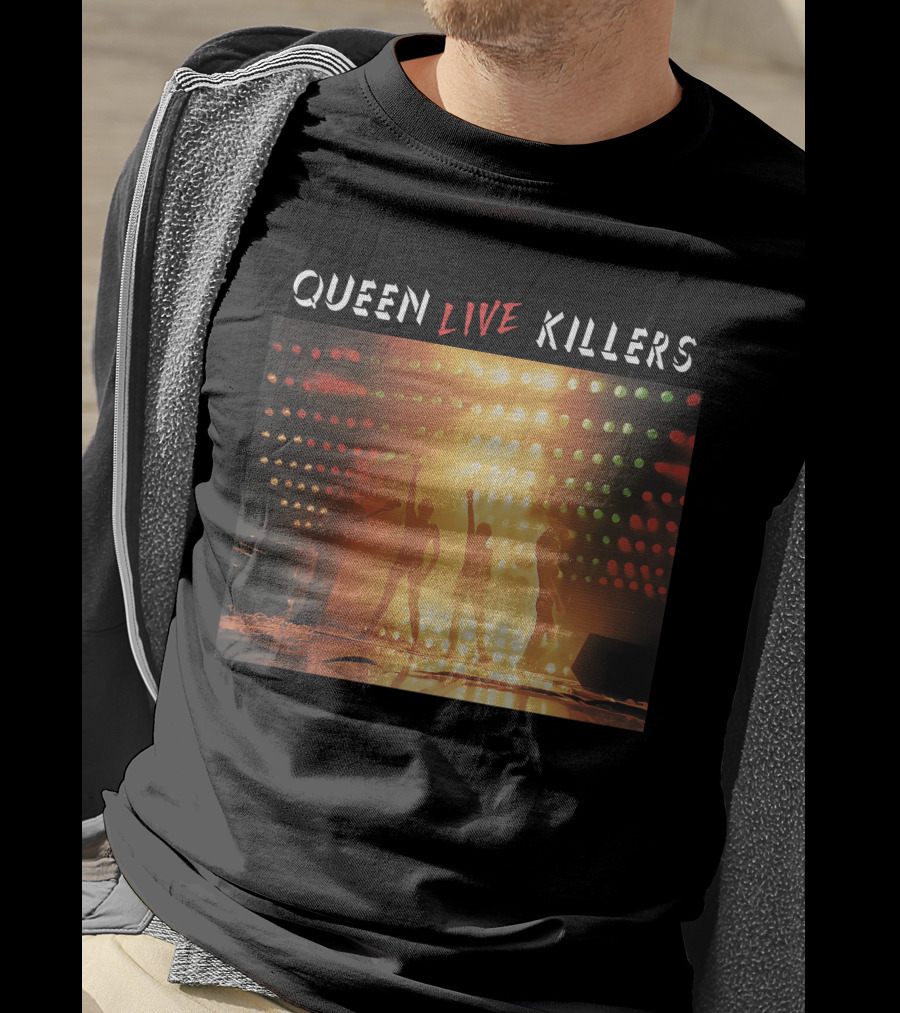 Queen Live Killers Tour Concert Print T-Shirt