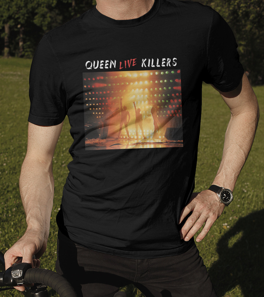 Queen Live Killers Tour Concert Print T-Shirt