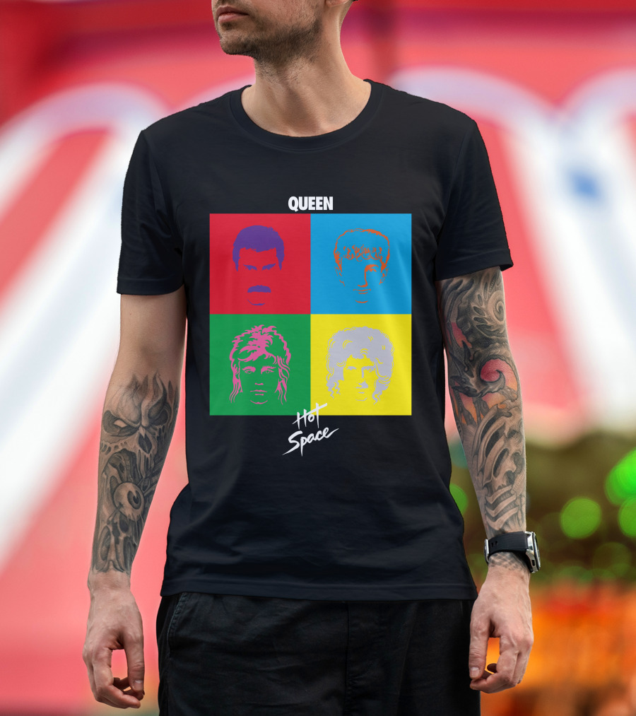 Queen Hot Space Album Cover Pop Art T-Shirt