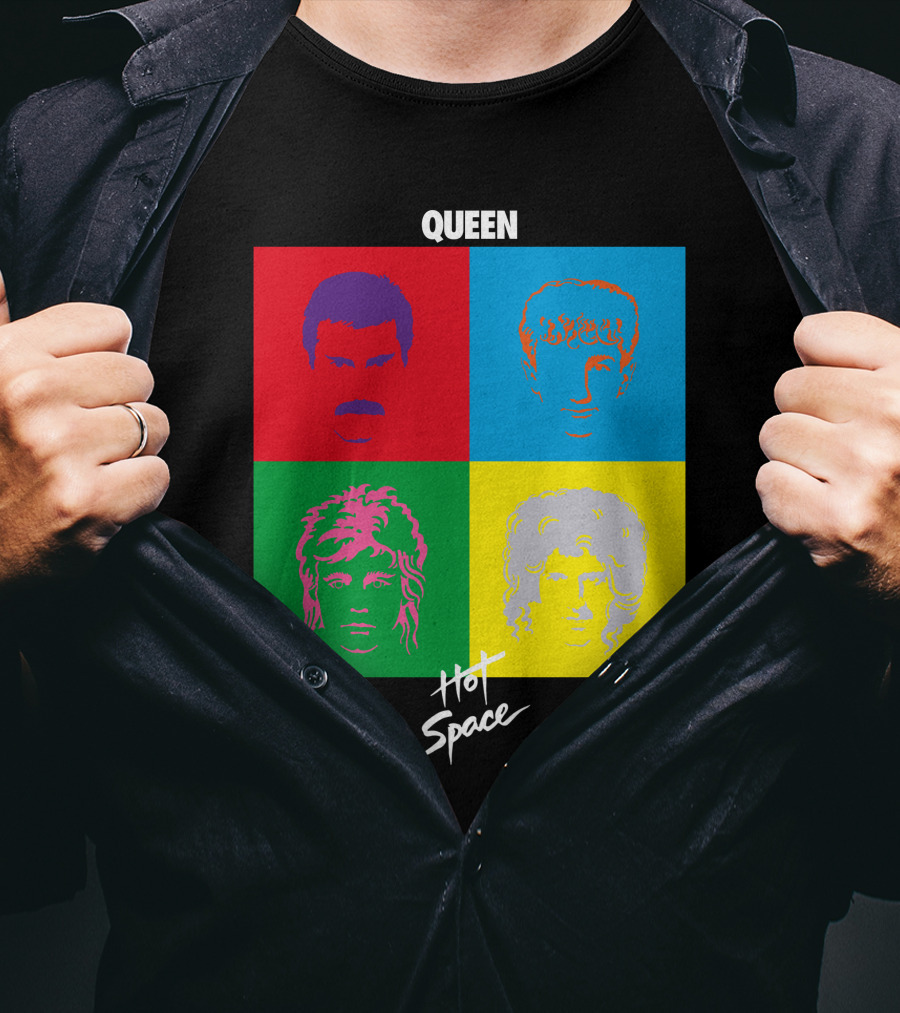 Queen Hot Space Album Cover Pop Art T-Shirt