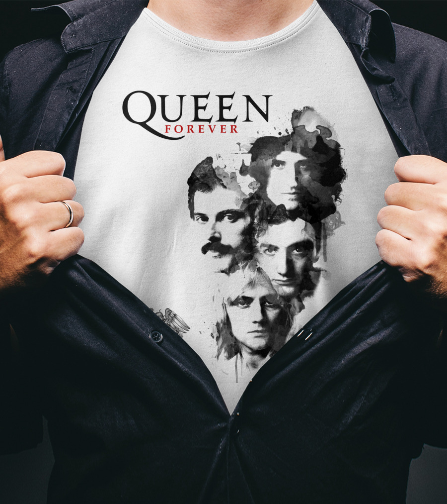 Queen Forever Iconic Band Portrait T-Shirt