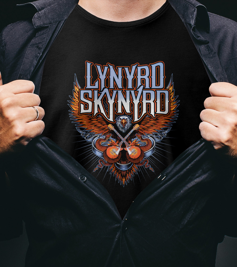 Lynyrd Skynyrd Wings And Guitars T-Shirt