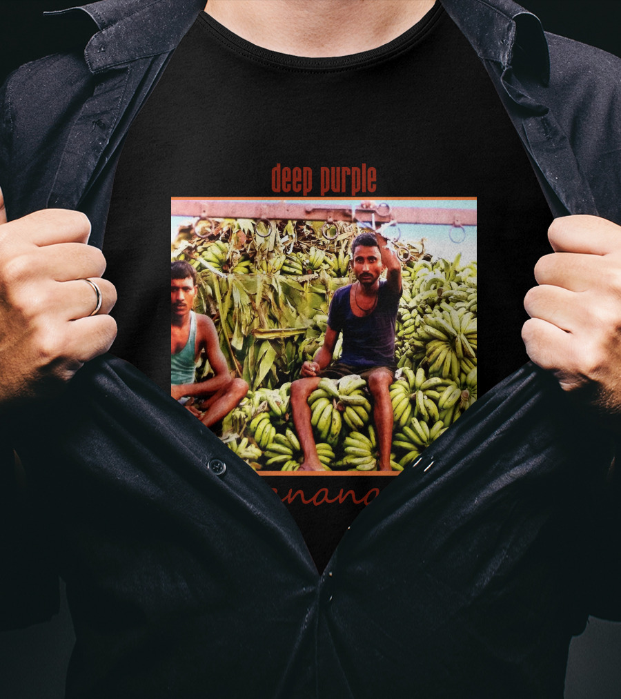 Deep Purple Bananas Album Cover Artwork T-Shirt