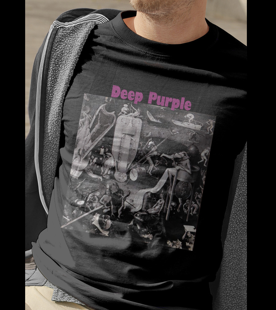 Deep Purple Garden Of Earthly Delights Bosch T-Shirt