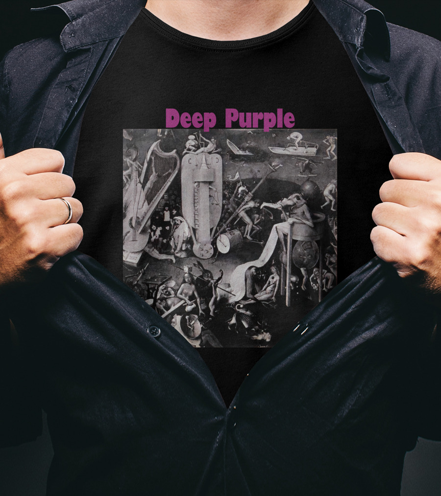Deep Purple Garden Of Earthly Delights Bosch T-Shirt