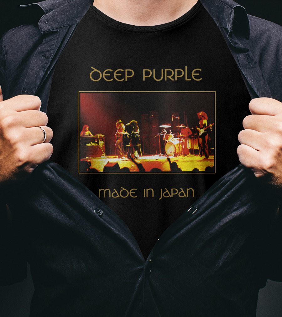 Deep Purple Made In Japan Live Concert Performance T-Shirt