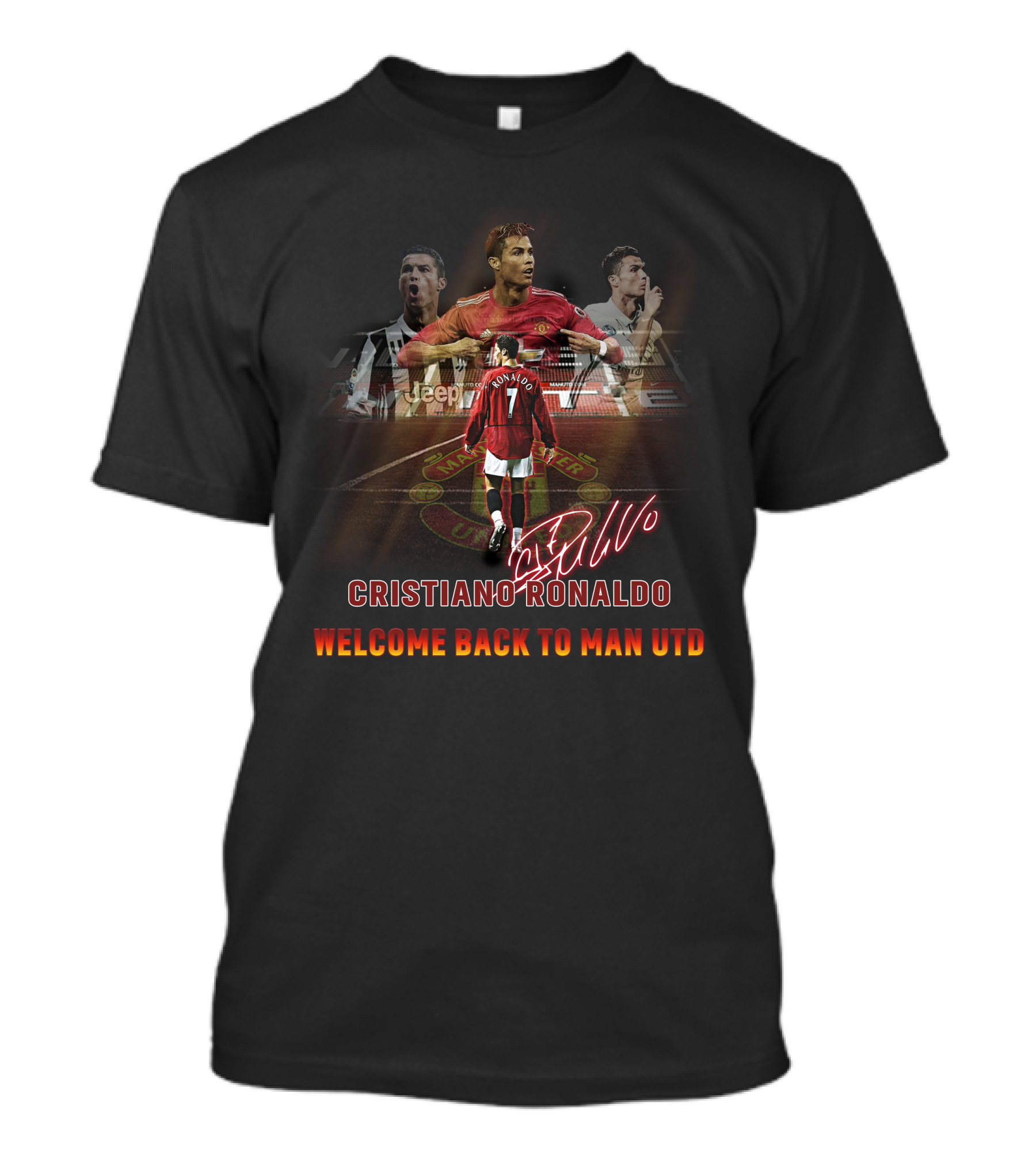 Cristiano Ronaldo Welcome Back To Man Utd T-Shirt