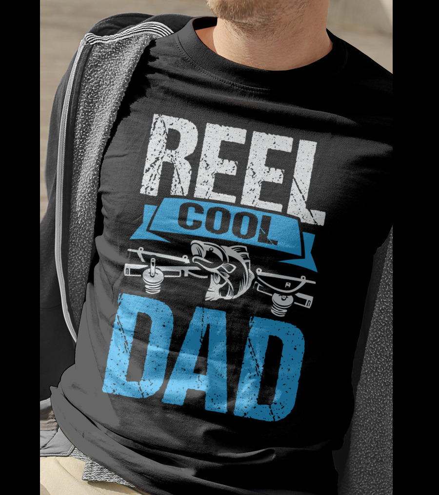 Reel Cool Dad Fishing T-Shirt