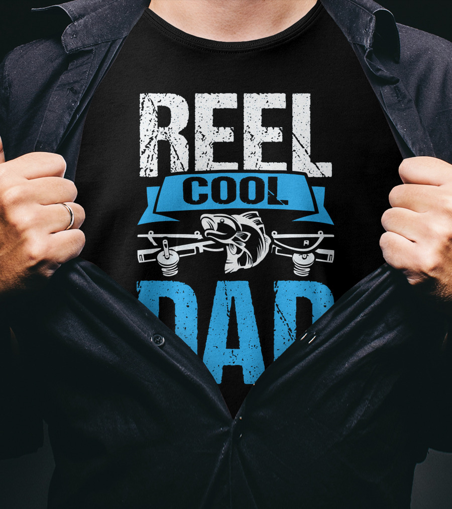 Reel Cool Dad Fishing T-Shirt