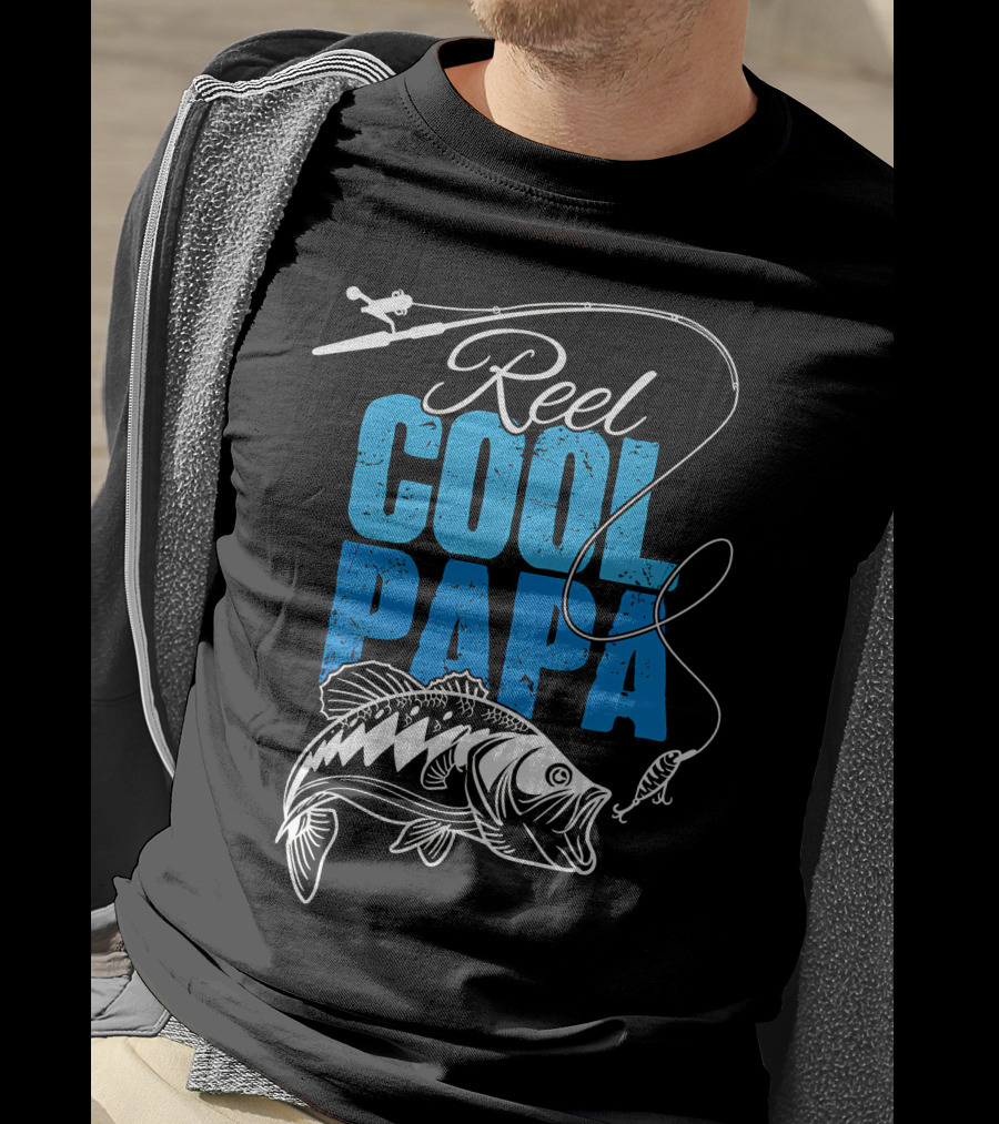 Reel Cool Papa Fishing T-Shirt