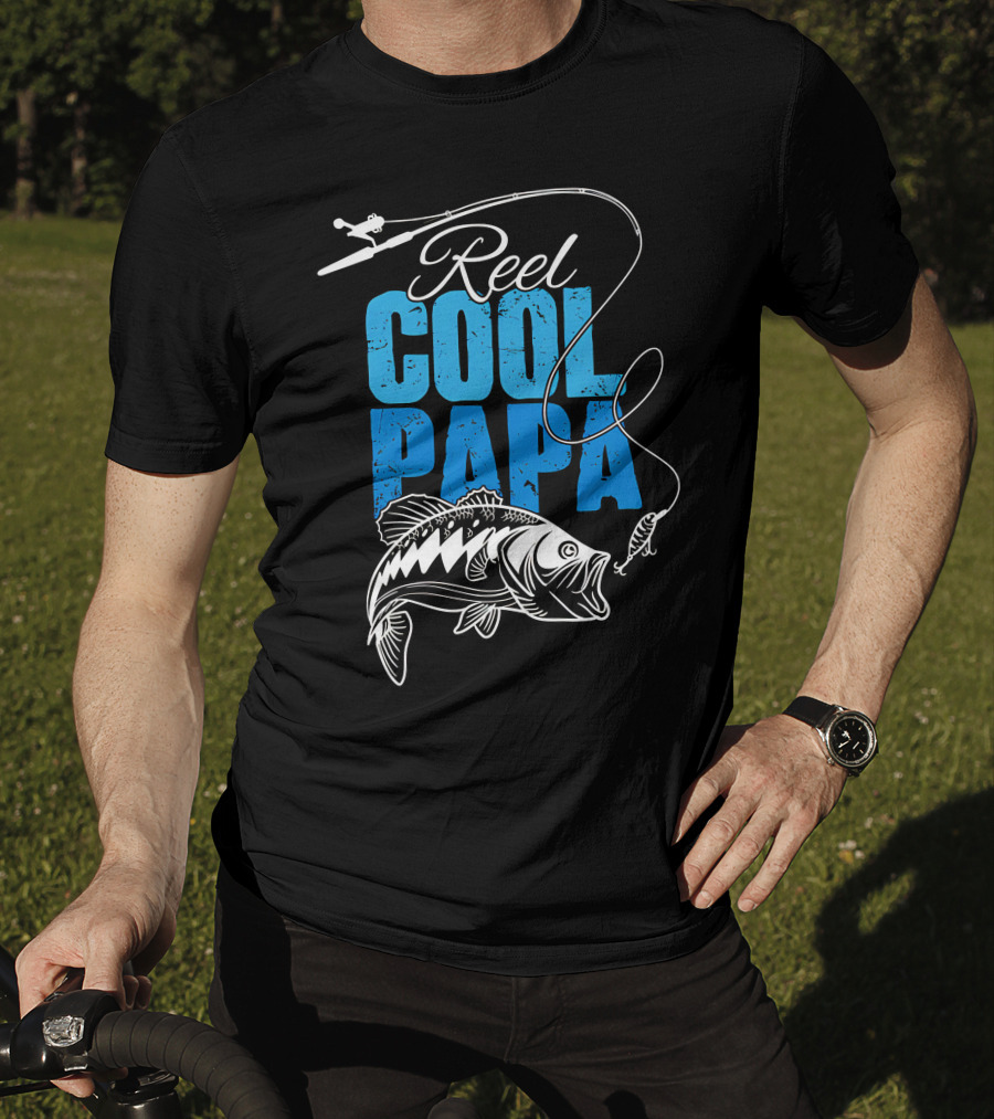 Reel Cool Papa Fishing T-Shirt
