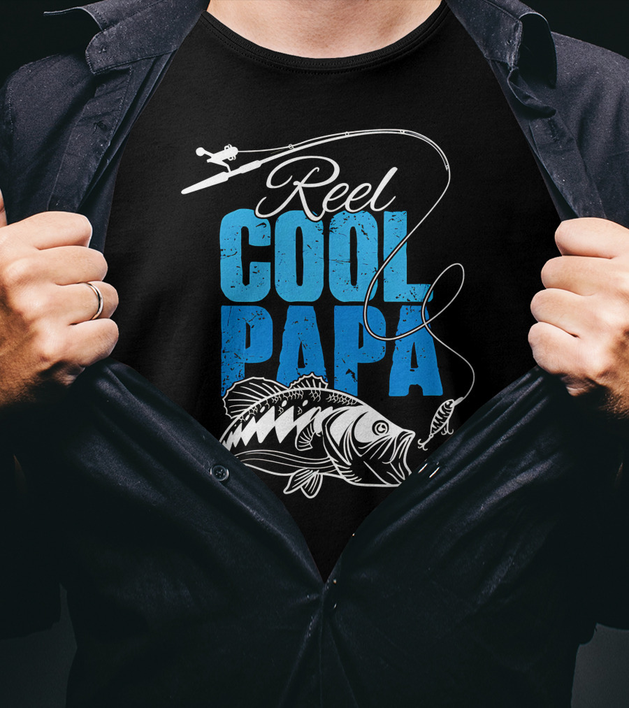 Reel Cool Papa Fishing T-Shirt