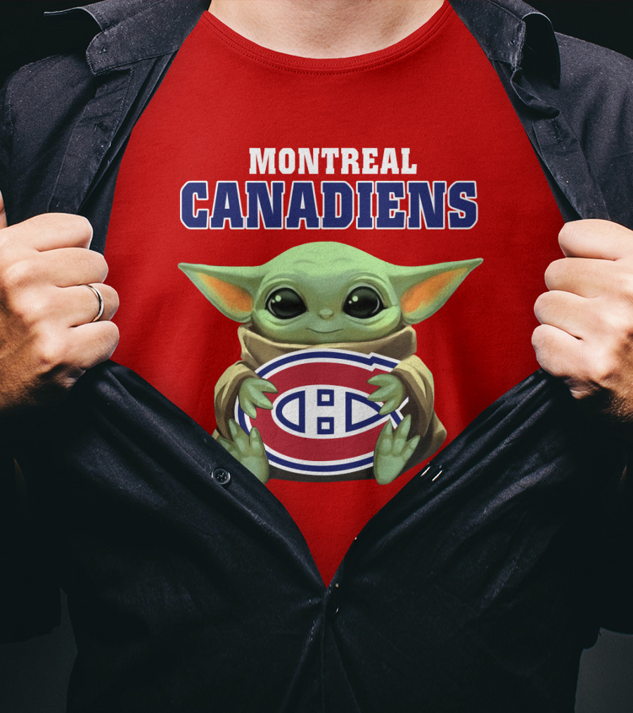 Montreal Canadiens Baby Yoda T-Shirt