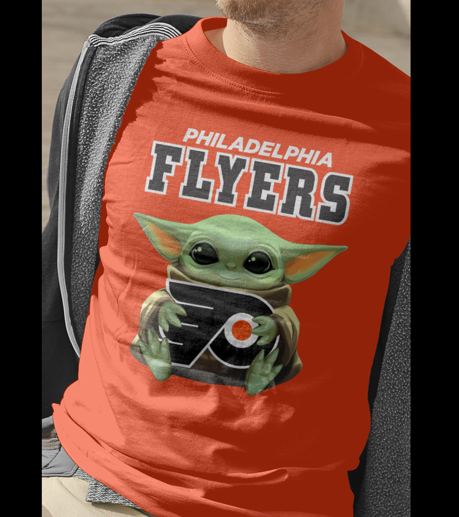 Philadelphia Flyers Baby Yoda T-Shirt