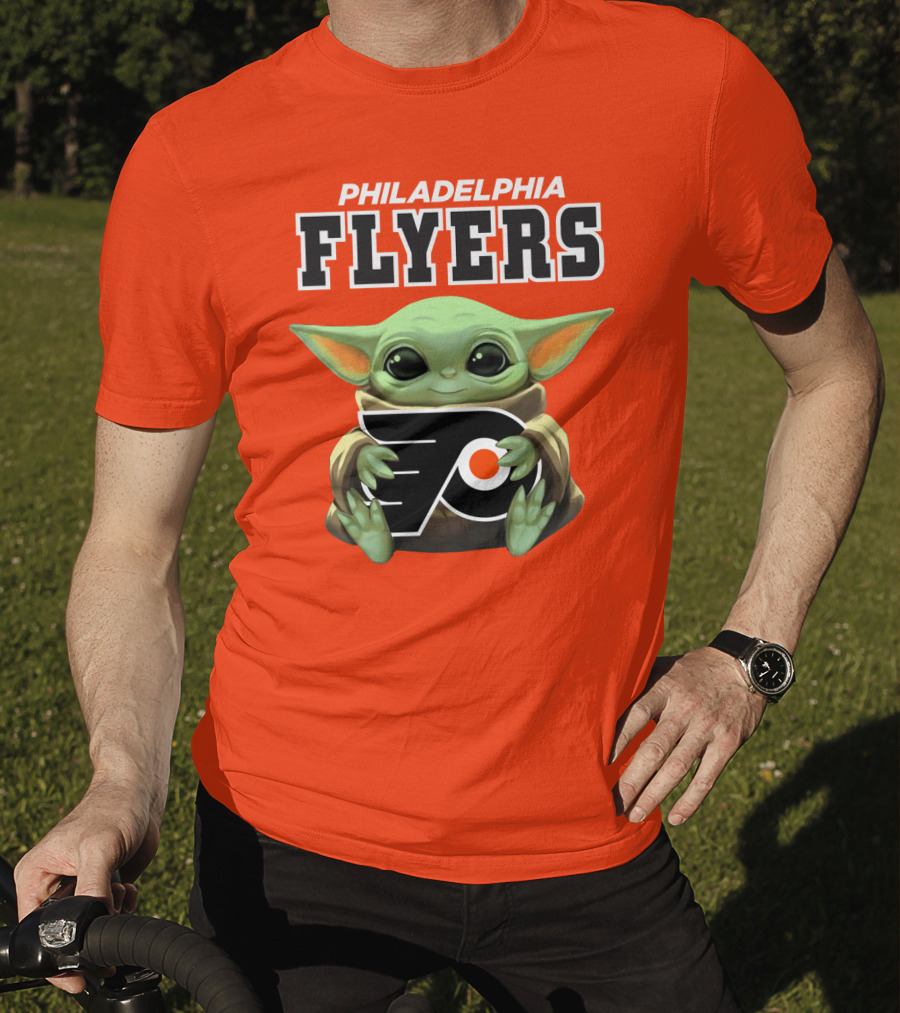 Philadelphia Flyers Baby Yoda T-Shirt