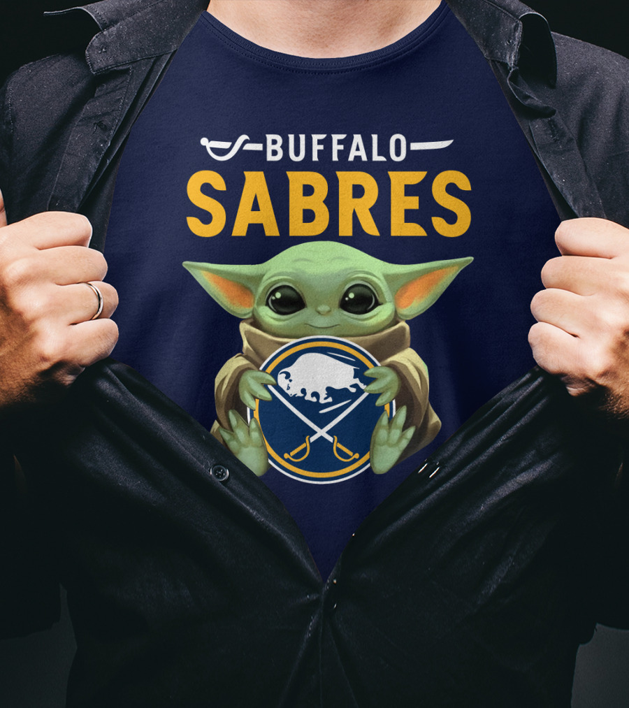 Buffalo Sabres Baby Yoda T-Shirt