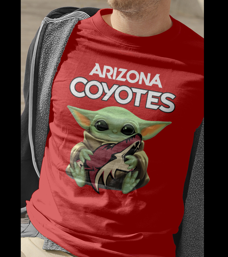 Arizona Coyotes Baby Yoda T-Shirt