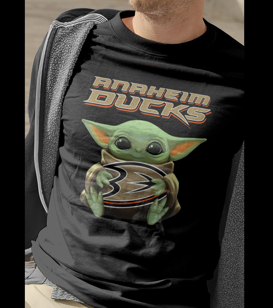 Anaheim Ducks Baby Yoda T-Shirt