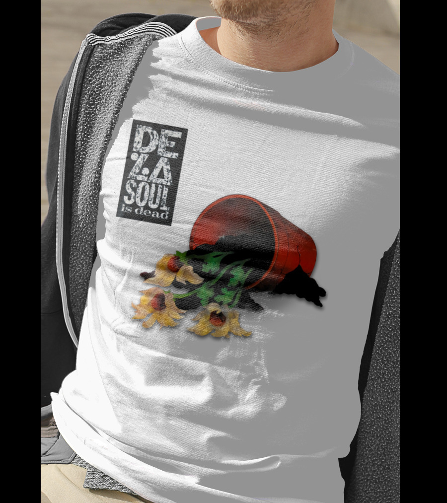 De La Soul Is Dead Flowers Spilling From A Pot T-Shirt