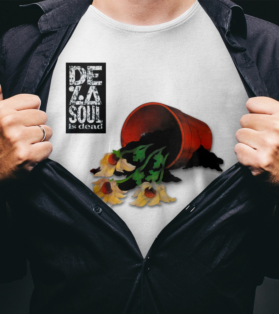 De La Soul Is Dead Flowers Spilling From A Pot T-Shirt