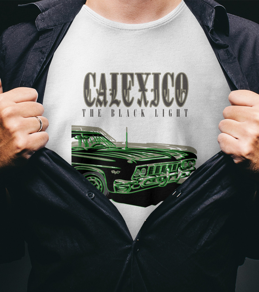 Calexico The Black Light Classic Car T-Shirt