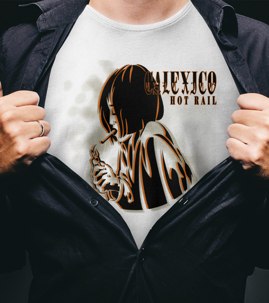 Calexico Hot Rail Smoking Figure T-Shirt