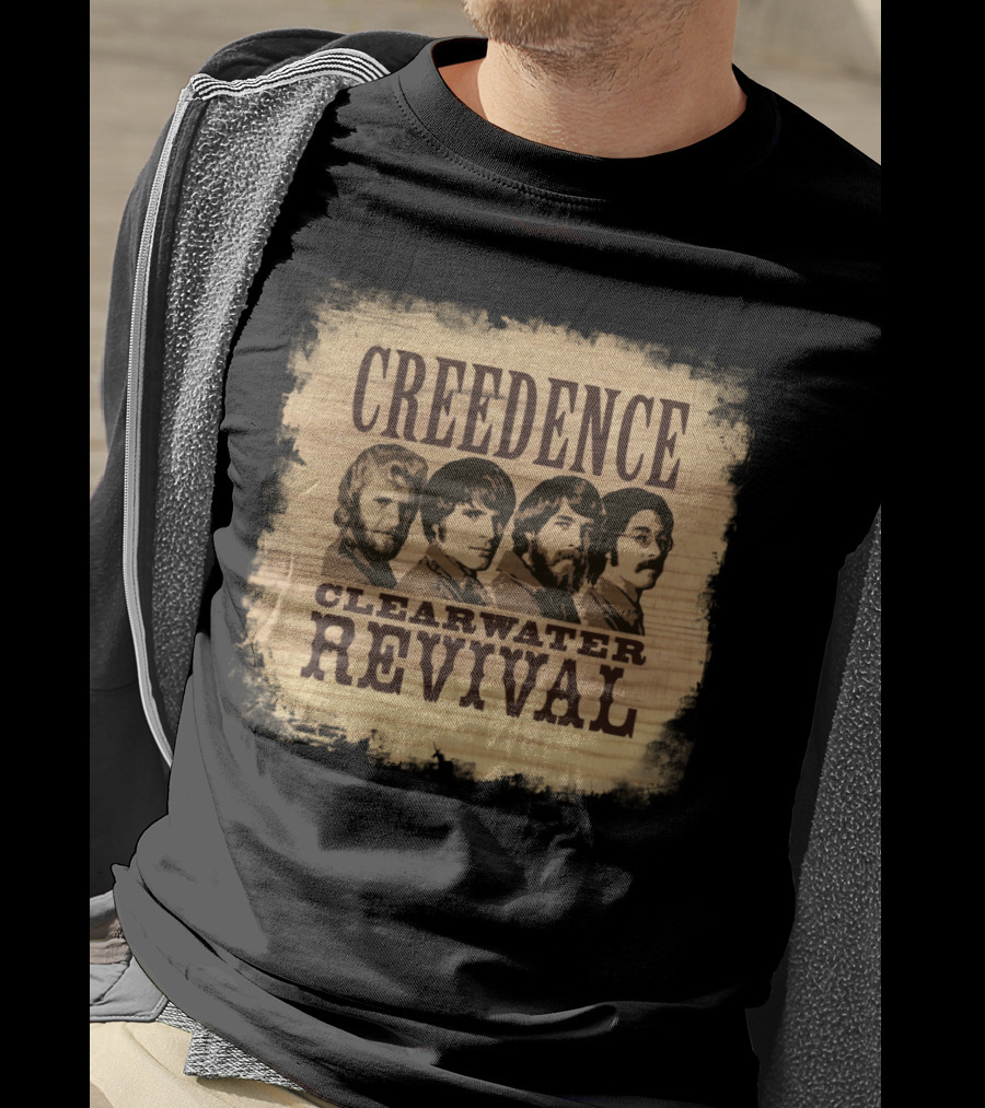 Creedence Clearwater Revival Band Portrait T-Shirt
