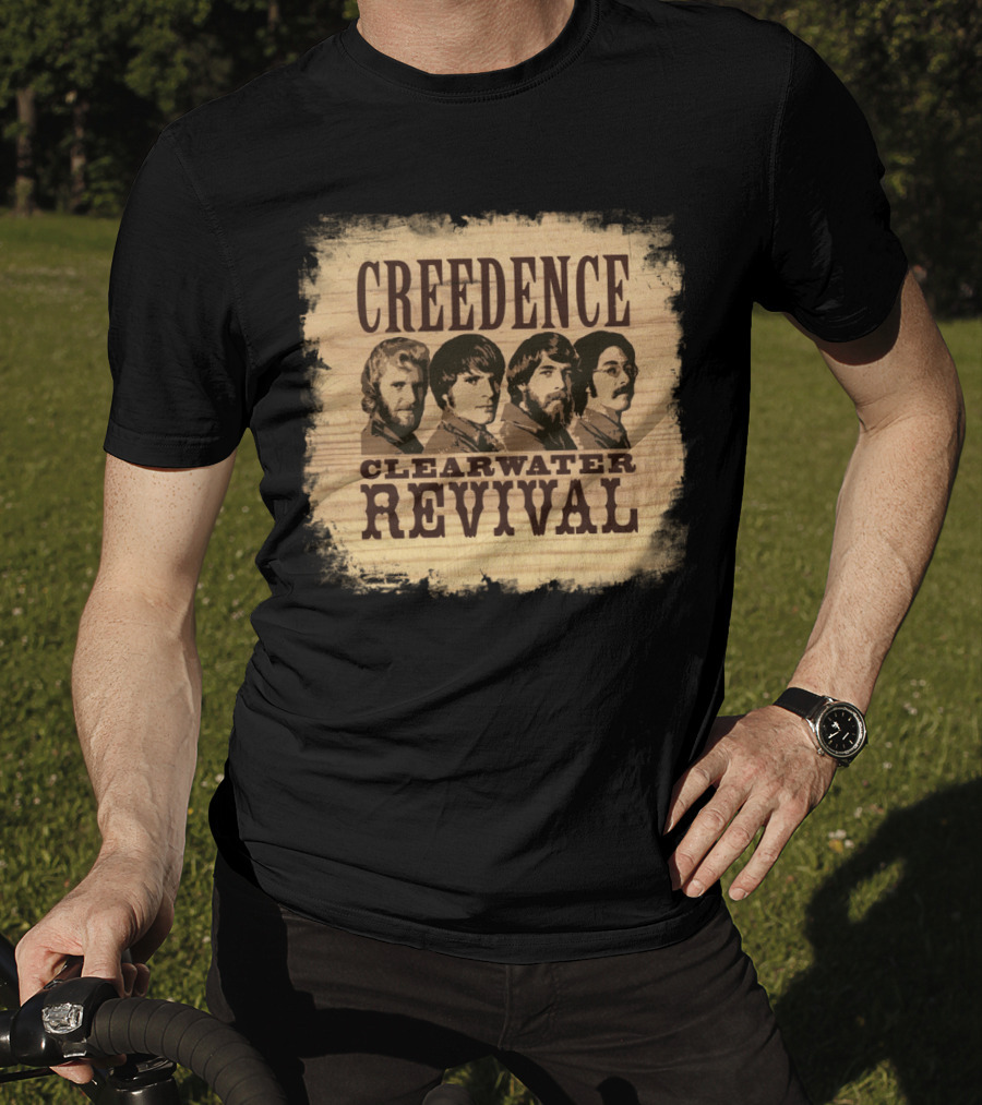 Creedence Clearwater Revival Band Portrait T-Shirt